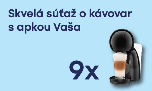 Súťaž s apkou Vaša Lekáreň: Šanca vyhrať skvelý kávovar!