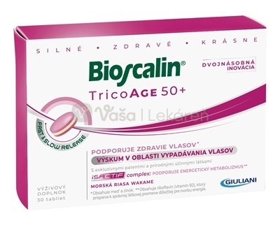 Bioscalin TricoAge 50+ Výživový doplnok na vlasy