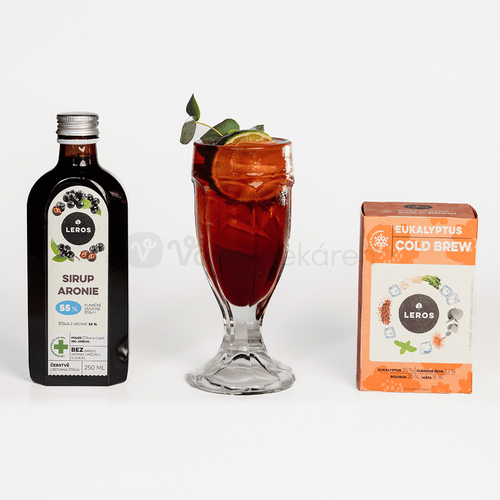 Leros Cold Brew Eukalyptus Bylinná zmes na prípravu ľadového nápoja