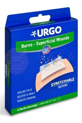 Urgo Burns Lipidokoloidná náplasť na popáleniny (10 x 7 cm)
