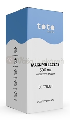 TOTO Magnesii lactas 500 mg