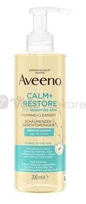 Aveeno Calm+ Restore Čistiaca pena na citlivú pokožku