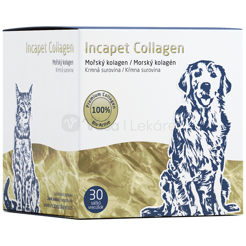 Incapet Collagen Hydrolyzovaný kolagén pre psy, mačky, kone v prášku