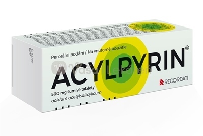 Acylpyrin 500 mg Šumivé tablety