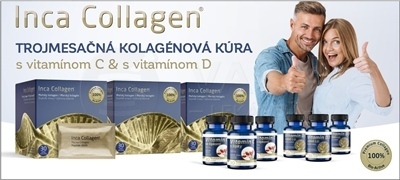Inca Collagen Trojmesačná kolagénová kúra s vitamínom C a D