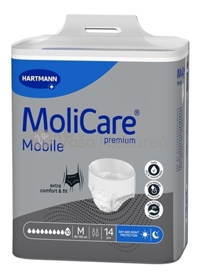 Molicare Premium Mobile 10 kvapiek M Naťahovacie plienkové nohavičky