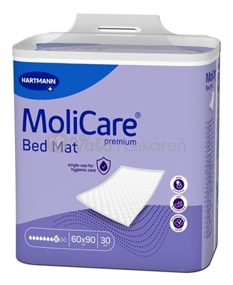 MoliCare Premium Bed Mat 8 kvapiek Absorpčné podložky (60 x 90 cm)