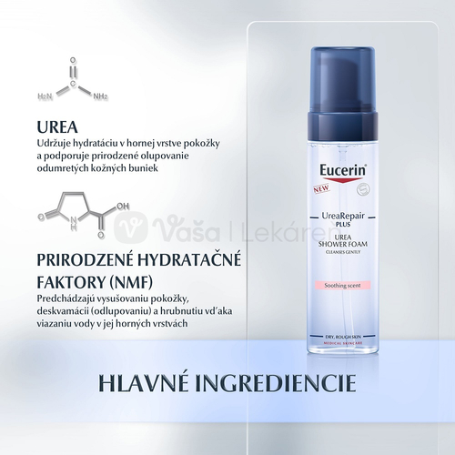 Eucerin UreaRepair Plus Sprchová pena na suchú a drsnú pokožku