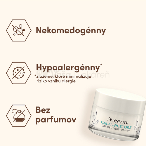 Aveeno Calm+ Restore Hydratačný pleťový gél s ovsom