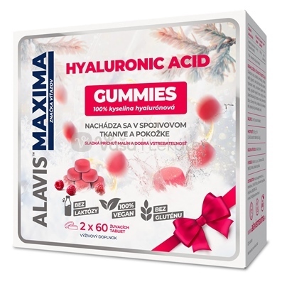 Alavis Maxima Hyaluronic Acid Gummies (Vianočné balenie)