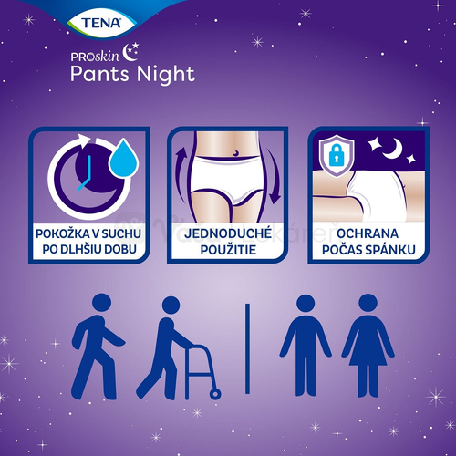 Tena Pants Night Super L Naťahovacie inkontinenčné nohavičky na noc