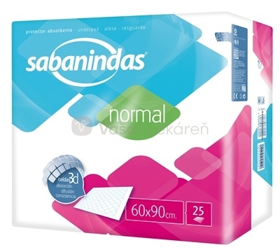 Sabanindas Normal Absorpčná podložka (60 x 90 cm)