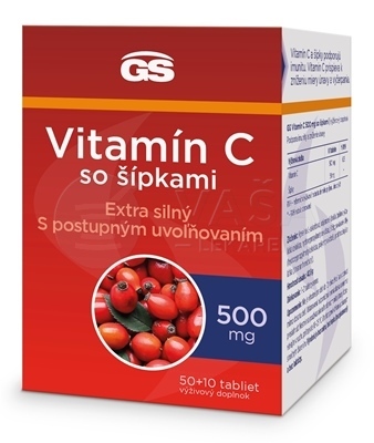 GS Vitamín C 500 mg so šípkami