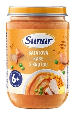 Sunar Batátová kaša s morkou (od ukončeného 6. mesiaca)