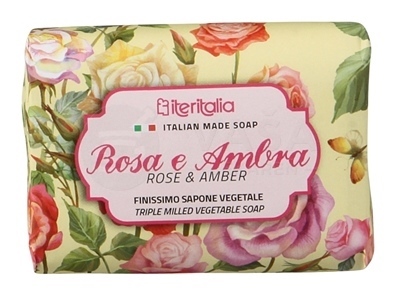 Iteritalia Rastlinné mydlo Ruža a jantár
