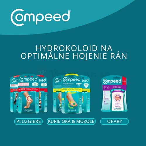Compeed Gélová náplasť na pľuzgiere na nohách (stredná)