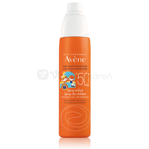 Avene Sprej na opaľovanie pre deti na citlivú pokožku SPF50+