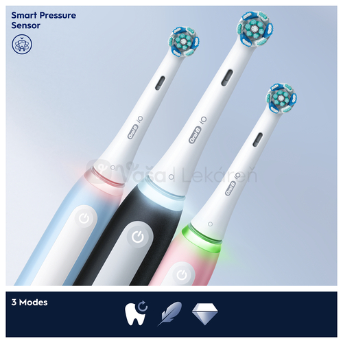 Oral-B iO Series 3 Duo Matt Black & Ice Blue