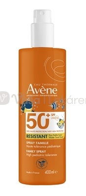 Avene Resistant Sprej na opaľovanie pre celú rodinu SPF50+