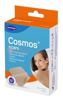 Cosmos Scars Silikónová náplasť na jazvy s UV faktorom 50+ (5 x 7,2 cm)