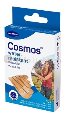 Cosmos Water-resistant Vodeodolná náplasť na rany (5 veľkostí)