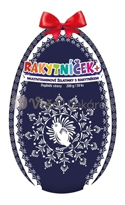 TEREZIA Rakytníček+ Multivitamínové želatínky Veľkonočné vajce (Modré)