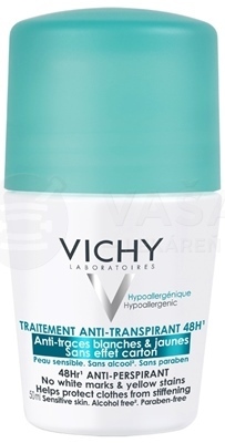 Vichy 48H Anti-traces Roll-on Antiperspirant