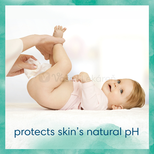 Pampers Harmonie Aqua Vlhčené obrúsky (4 balenia)