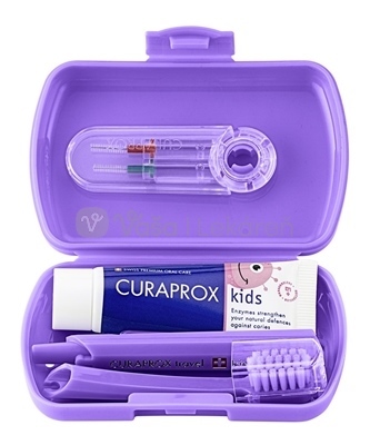 Curaprox Kids Travel set (fialový)