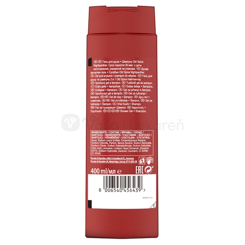 Old Spice Night Panther Sprchový gél a šampón pre mužov