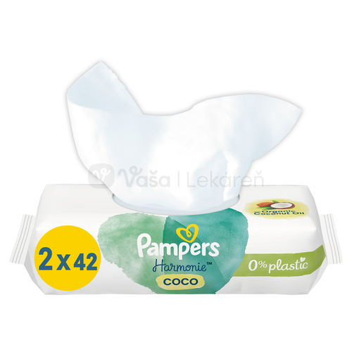Pampers Harmonie Coco Vlhčené obrúsky (2 balenia)