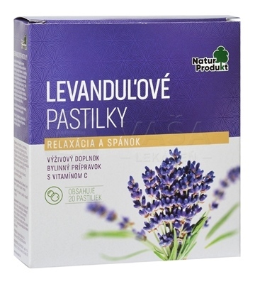NaturProdukt Levanduľové pastilky
