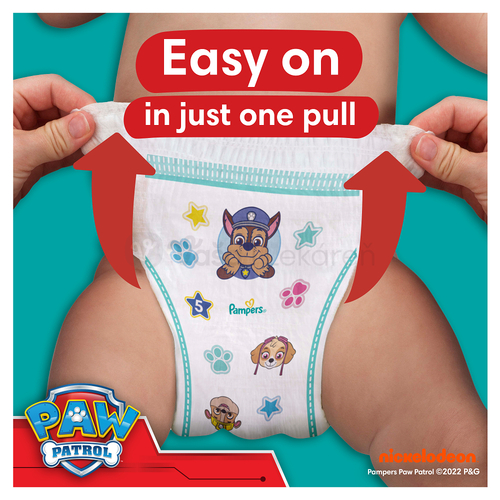 Pampers Pants Paw Patrol 5 Detské plienkové nohavičky (12-17 kg)