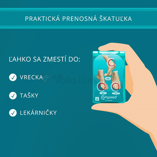 Compeed Gélová náplasť na pľuzgiere Mix