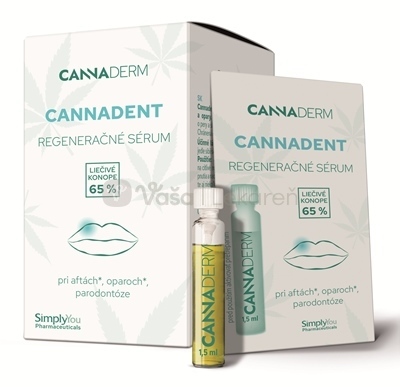Cannaderm Cannadent Regeneračné sérum na afty a opary