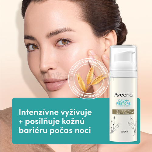 Aveeno Calm+ Restore Rehydratačný nočný krém