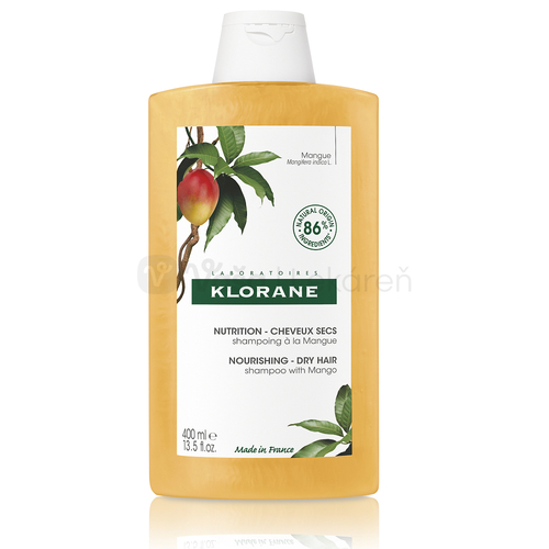 Klorane Šampón s mangovým maslom na suché vlasy