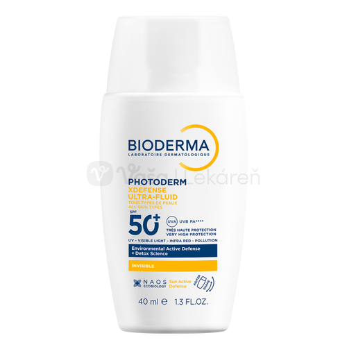 Bioderma Photoderm XDefense Ultra fluid na opaľovanie SPF 50+ (netónovaný)