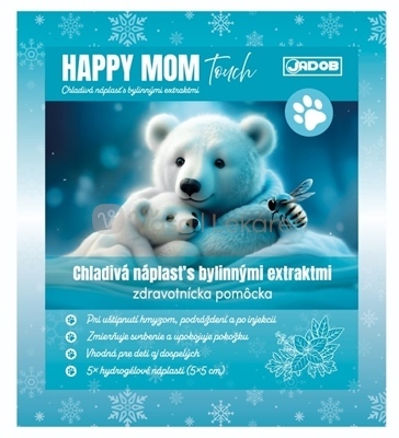 Jadob Happy Mom Touch Chladivá náplasť s bylinnými extraktmi