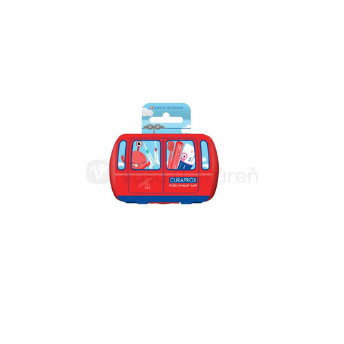 Curaprox Kids Travel set (červený)