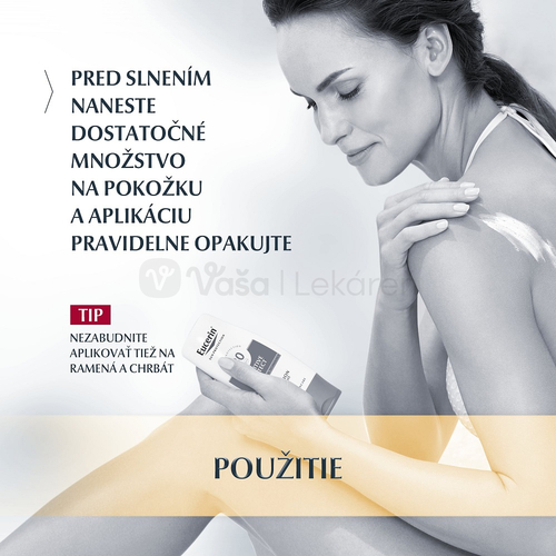 Eucerin Sun Sensitive Protect Mlieko na opaľovanie na citlivú a atopickú pokožku SPF50+