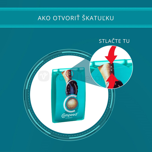 Compeed Šport Gélová náplasť na pľuzgiere na chodidlách