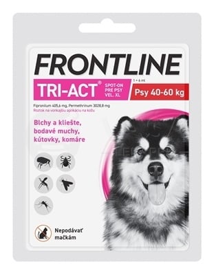 FRONTLINE Tri-act Spot-On pre psy XL (40-60 kg)