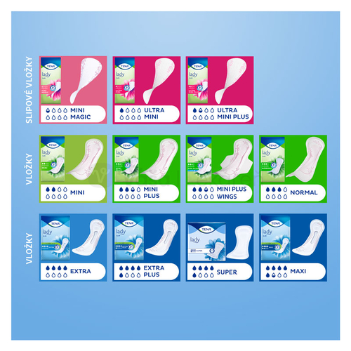 Tena Lady Slim Extra Inkontinenčné vložky