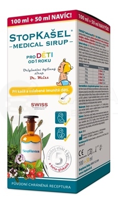 Dr. Weiss Stopkašeľ Medical Sirup od 1 roku