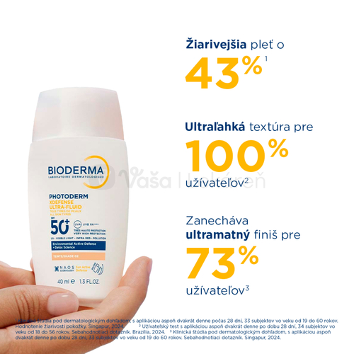 Bioderma Photoderm XDefense Ultra fluid na opaľovanie SPF 50+ (svetlý)
