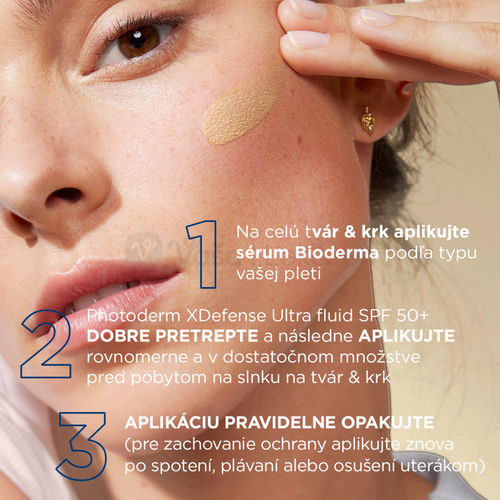 Bioderma Photoderm XDefense Ultra fluid na opaľovanie SPF 50+ (svetlý)