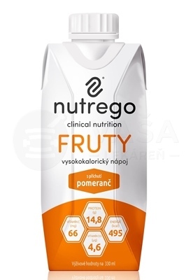 Nutrego Fruty Pomarančová príchuť