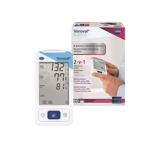 Veroval EKG a Krvný tlak Prístroj 2v1 (ramenný s manžetou 22 - 42 cm)