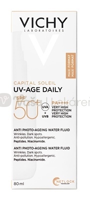 Vichy Capital Soleil UV-AGE Daily Denný fluid proti fotostarnutiu pleti SPF50+